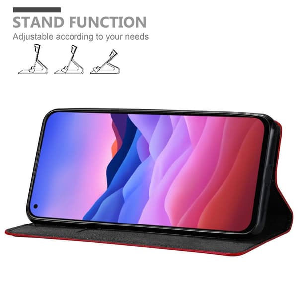 Lommebokdeksel til ZTE Blade V2020 Deksel med magnetisk lukking, stativfunksjon og kortlomme