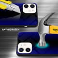 Pikkukuva 3 / 7: Apple iPhone 12 MINI Suojakuori Suojakotelo TPU-silikonista valmistettu raitaoptiikan suojakansi ja karkaistusta lasista valmistettu takapuoli