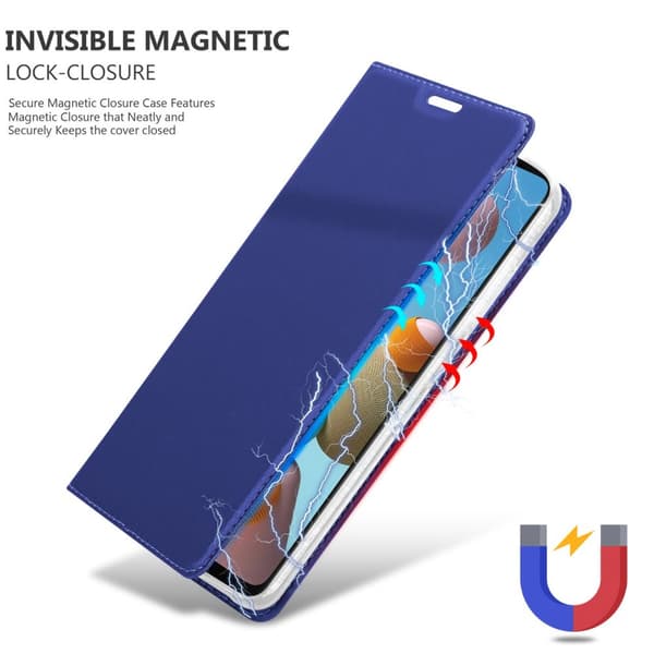 Samsung Galaxy A21s Skal Fodral med magnetisk stängning, ståfunktion och kortficka Mobilskydd