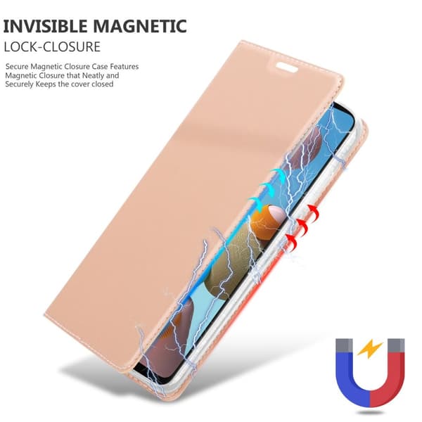 Samsung Galaxy A21s Suojakotelo Suojakuori Lompakkokotelo Matkapuhelinkotelo jossa magneettisuljenta, jalusta-toiminto ja korttitasku