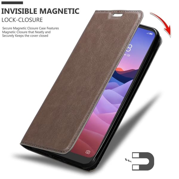 ZTE Blade V2020 SMART Suojakotelo Suojakuori Lompakkokotelo Matkapuhelinkotelo jossa magneettisuljenta, jalusta-toiminto ja korttitasku