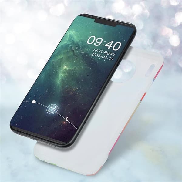 Lommebokdeksel til Huawei MATE 30 Deksel av TPU-silikon med mosaikkmønster