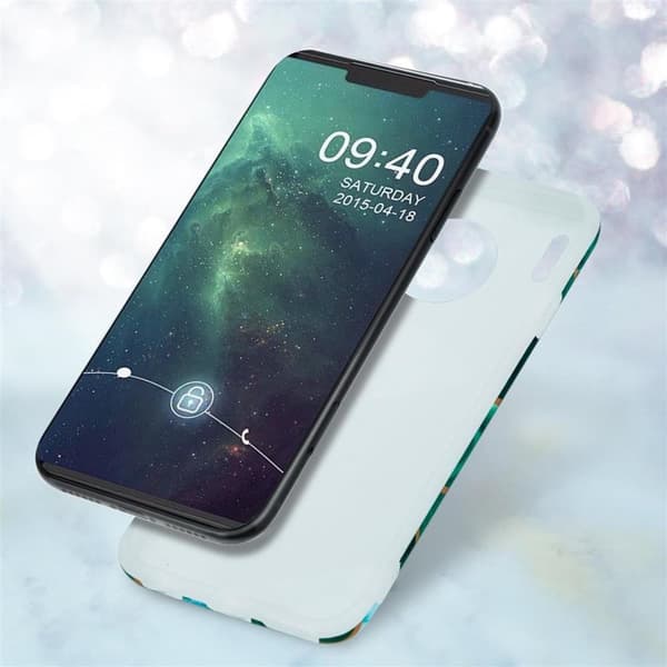 Lommebokdeksel til Huawei MATE 30 Deksel av TPU-silikon med mosaikkmønster