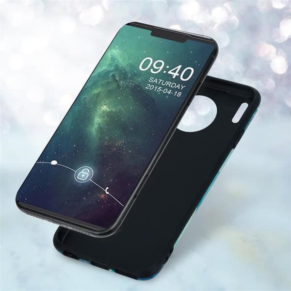 Lommebokdeksel til Huawei MATE 30 Deksel av TPU-silikon med mosaikkmønster