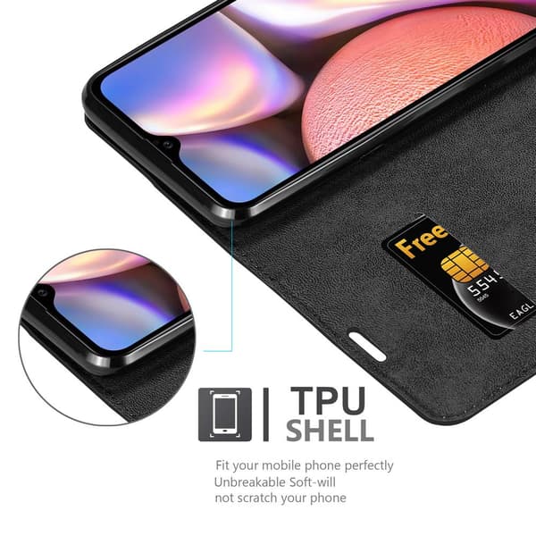 Lommebokdeksel til Samsung Galaxy A10s / M01s Deksel med magnetisk lukking, stativfunksjon og kortlomme
