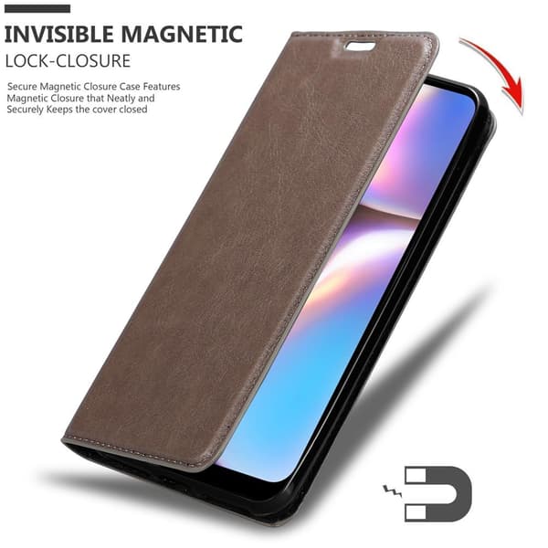 Lommebokdeksel til Samsung Galaxy A10s / M01s Deksel med magnetisk lukking, stativfunksjon og kortlomme