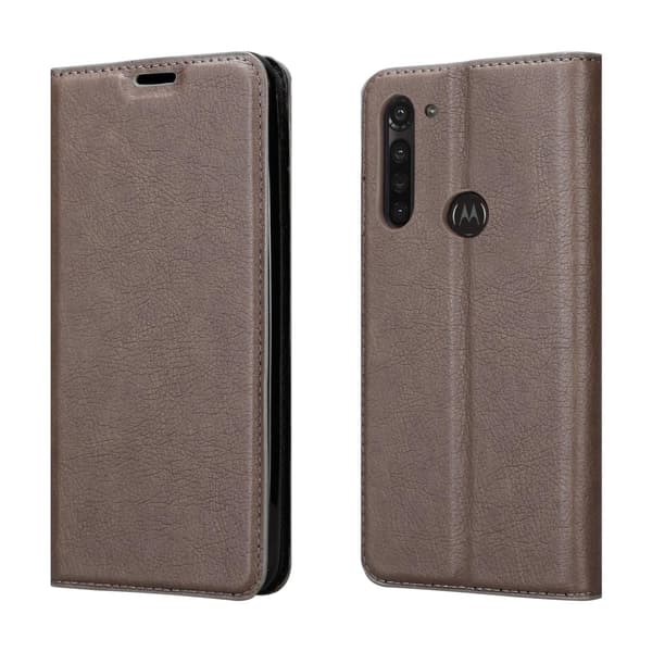Motorola MOTO G8 POWER LITE Fodral Skal Plånboksfodral Case med magnetisk stängning, ståfunktion och kortficka
