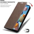 Miniatyrbilde 7 av 9: Lommebokdeksel til Samsung Galaxy A21s Deksel med magnetisk lukking, stativfunksjon og kortlomme