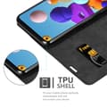 Pikkukuva 5 / 8: Samsung Galaxy A21s Suojakotelo Suojakuori Lompakkokotelo Matkapuhelinkotelo jossa magneettisuljenta, jalusta-toiminto ja korttitasku
