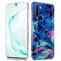 Miniatyrbilde 6 av 7: Lommebokdeksel til Samsung Galaxy NOTE 10 Deksel av TPU-silikon med mosaikkmønster