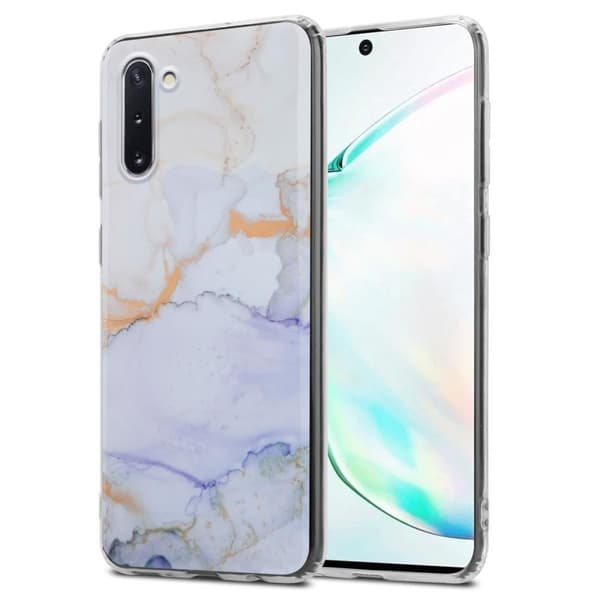 Lommebokdeksel til Samsung Galaxy NOTE 10 Deksel av TPU-silikon med mosaikkmønster