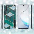 Miniatyrbilde 6 av 8: Lommebokdeksel til Samsung Galaxy NOTE 10 Deksel av TPU-silikon med mosaikkmønster