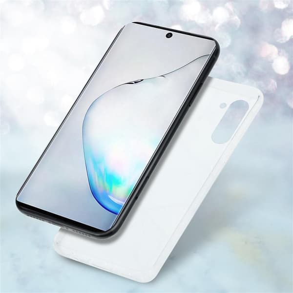 Lommebokdeksel til Samsung Galaxy NOTE 10 Deksel av TPU-silikon med mosaikkmønster
