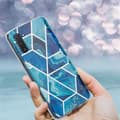 Miniatyrbilde 7 av 8: Lommebokdeksel til Samsung Galaxy NOTE 10 Deksel av TPU-silikon med mosaikkmønster