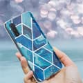 Miniatyrbilde 8 av 8: Lommebokdeksel til Samsung Galaxy NOTE 10 Deksel av TPU-silikon med mosaikkmønster