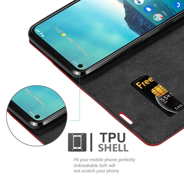 Lommebokdeksel til Nokia 3.4 Deksel med magnetisk lukking, stativfunksjon og kortlomme