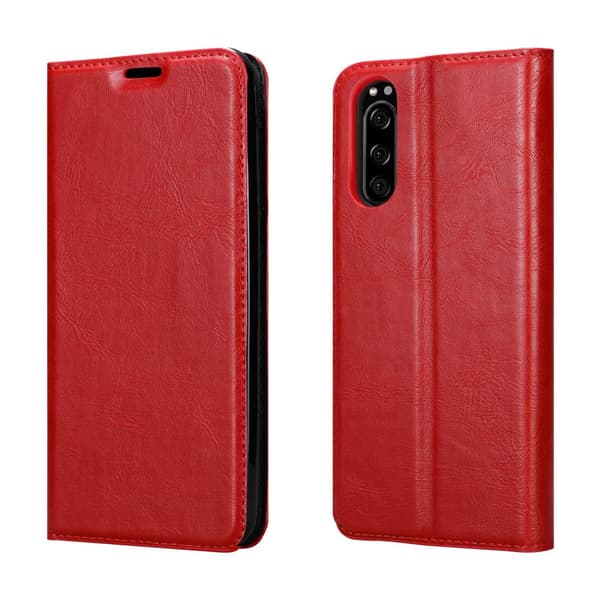Sony Xperia 5 II Fodral Skal Plånboksfodral Case med magnetisk stängning, ståfunktion och kortficka