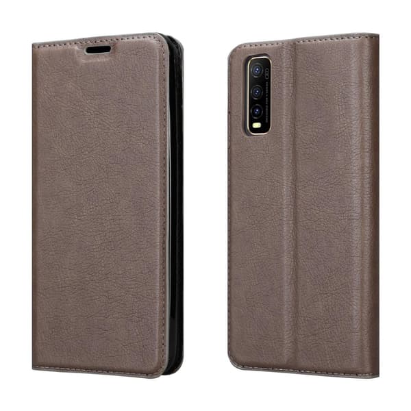 Vivo Y70 Fodral Skal Plånboksfodral Case med magnetisk stängning, ståfunktion och kortficka