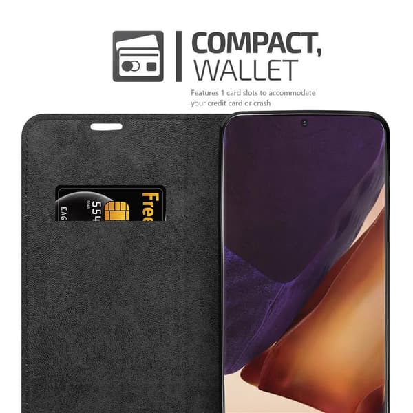 Samsung Galaxy NOTE 20 ULTRA Suojakotelo Suojakuori Lompakkokotelo Matkapuhelinkotelo jossa magneettisuljenta, jalusta-toiminto ja korttitasku