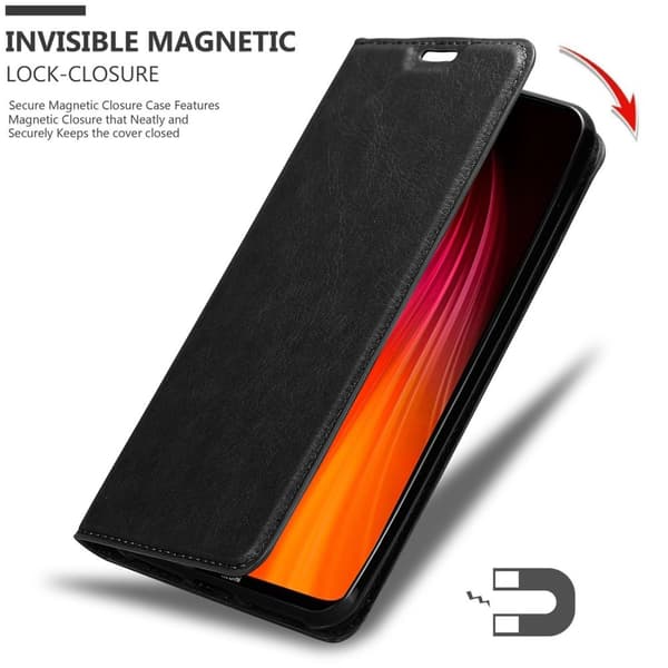 Xiaomi RedMi NOTE 8 Suojakotelo Suojakuori Lompakkokotelo Matkapuhelinkotelo jossa magneettisuljenta, jalusta-toiminto ja korttitasku