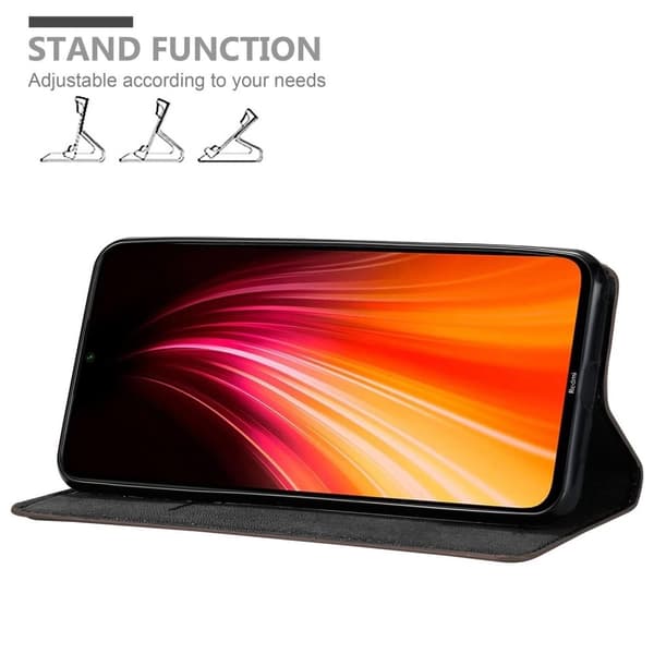 Xiaomi RedMi NOTE 8 Suojakotelo Suojakuori Lompakkokotelo Matkapuhelinkotelo jossa magneettisuljenta, jalusta-toiminto ja korttitasku