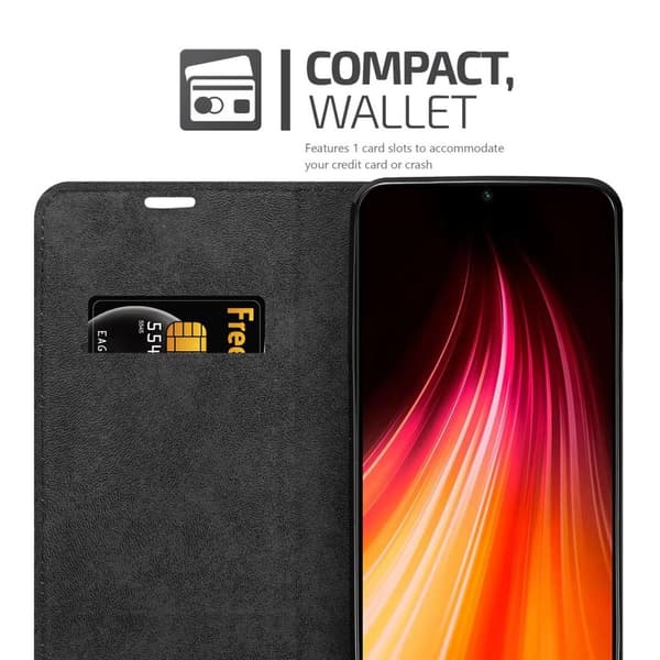 Xiaomi RedMi NOTE 8 Suojakotelo Suojakuori Lompakkokotelo Matkapuhelinkotelo jossa magneettisuljenta, jalusta-toiminto ja korttitasku