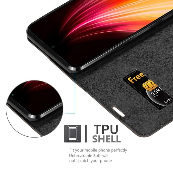Xiaomi RedMi NOTE 8 Suojakotelo Suojakuori Lompakkokotelo Matkapuhelinkotelo jossa magneettisuljenta, jalusta-toiminto ja korttitasku