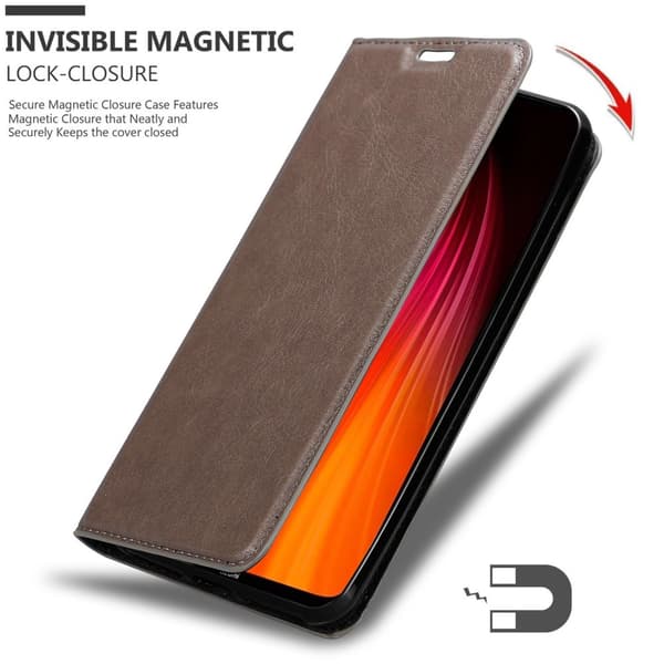 Xiaomi RedMi NOTE 8 Suojakotelo Suojakuori Lompakkokotelo Matkapuhelinkotelo jossa magneettisuljenta, jalusta-toiminto ja korttitasku
