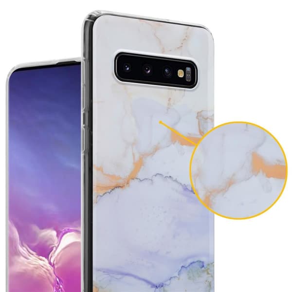 Samsung Galaxy S10 4G Suojakotelo Suojakuori valmistettu TPU silikoni kuvio mosaiikki