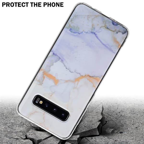 Samsung Galaxy S10 4G Suojakotelo Suojakuori valmistettu TPU silikoni kuvio mosaiikki