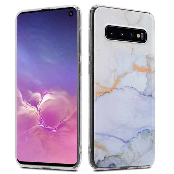 Samsung Galaxy S10 4G Suojakotelo Suojakuori valmistettu TPU silikoni kuvio mosaiikki