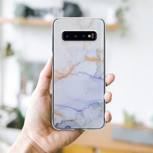 Samsung Galaxy S10 4G Suojakotelo Suojakuori valmistettu TPU silikoni kuvio mosaiikki