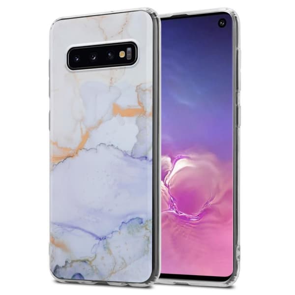 Samsung Galaxy S10 4G Suojakotelo Suojakuori valmistettu TPU silikoni kuvio mosaiikki