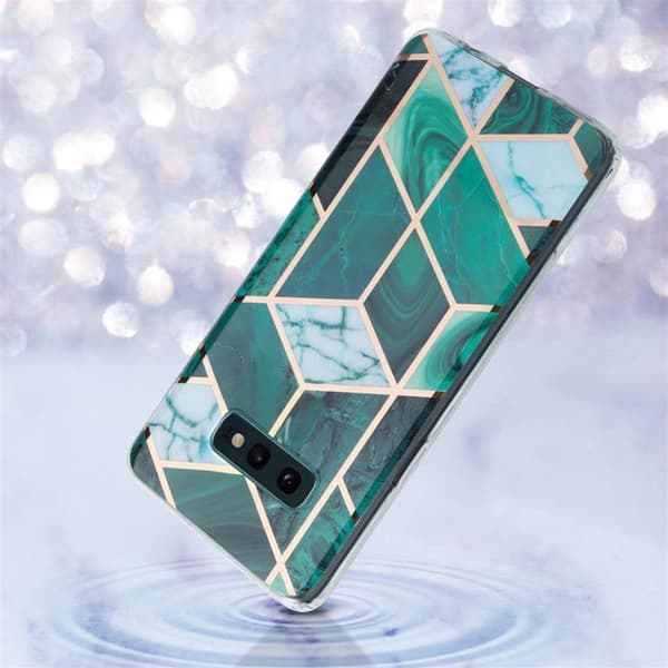 Samsung Galaxy S10 4G Suojakotelo Suojakuori valmistettu TPU silikoni kuvio mosaiikki