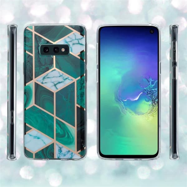 Samsung Galaxy S10 4G Suojakotelo Suojakuori valmistettu TPU silikoni kuvio mosaiikki