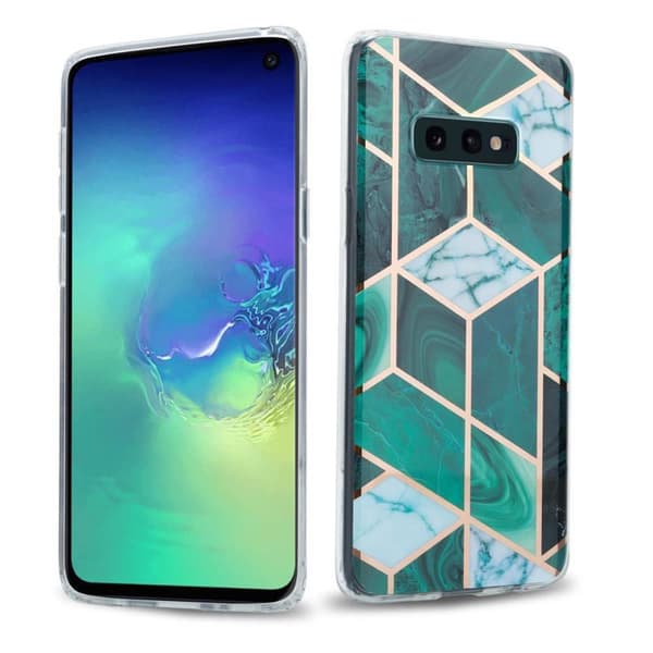Samsung Galaxy S10 4G Suojakotelo Suojakuori valmistettu TPU silikoni kuvio mosaiikki