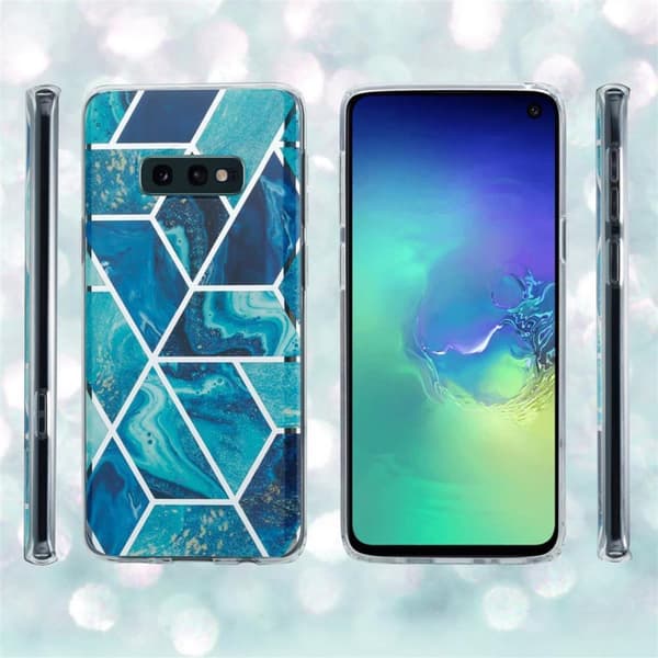 Samsung Galaxy S10 4G Suojakotelo Suojakuori valmistettu TPU silikoni kuvio mosaiikki