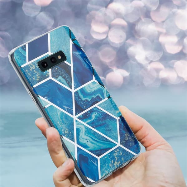 Samsung Galaxy S10 4G Suojakotelo Suojakuori valmistettu TPU silikoni kuvio mosaiikki