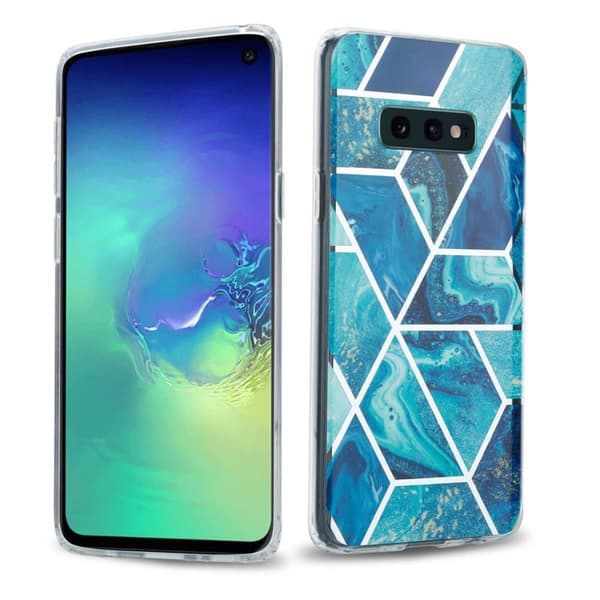 Samsung Galaxy S10 4G Suojakotelo Suojakuori valmistettu TPU silikoni kuvio mosaiikki