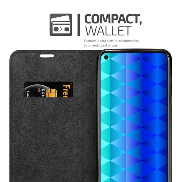 Honor 9C Suojakotelo Suojakuori Lompakkokotelo Matkapuhelinkotelo jossa magneettisuljenta, jalusta-toiminto ja korttitasku