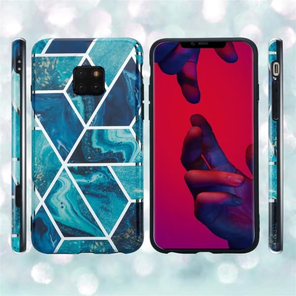 Huawei MATE 20 PRO Skal Fodral Mobilskydd av TPU-silikon med mosaikmönster