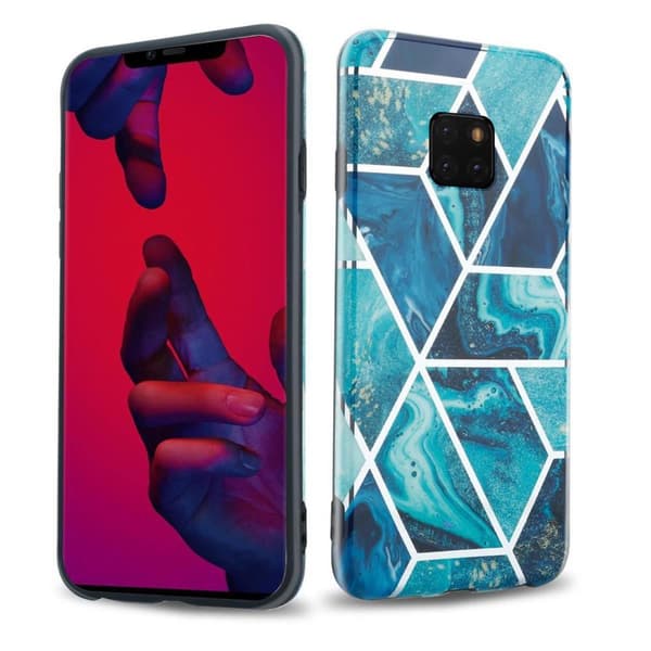 Huawei MATE 20 PRO Skal Fodral Mobilskydd av TPU-silikon med mosaikmönster