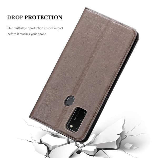 Honor 9A Fodral Skal Plånboksfodral Case med magnetisk stängning, ståfunktion och kortficka