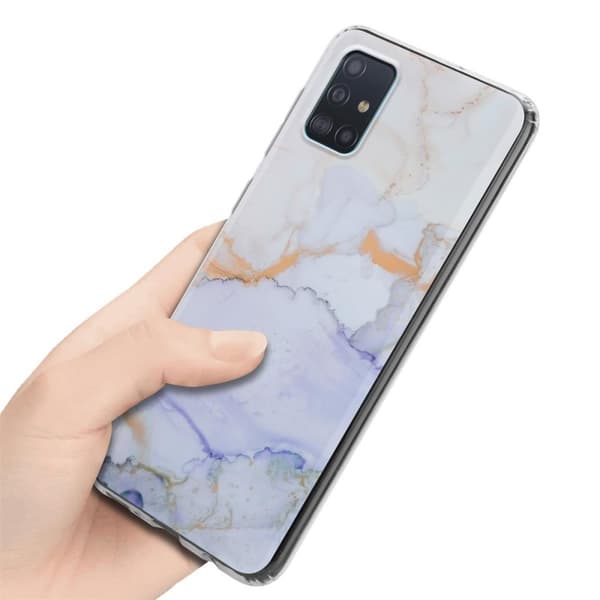 Samsung Galaxy A51 4G / M40s Suojakotelo Suojakuori valmistettu TPU silikoni kuvio mosaiikki
