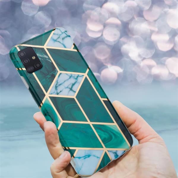 Samsung Galaxy A51 4G / M40s Suojakotelo Suojakuori valmistettu TPU silikoni kuvio mosaiikki