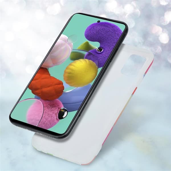 Samsung Galaxy A51 4G / M40s Suojakotelo Suojakuori valmistettu TPU silikoni kuvio mosaiikki