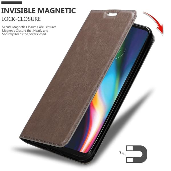Motorola MOTO G 5G PLUS Suojakotelo Suojakuori Lompakkokotelo Matkapuhelinkotelo jossa magneettisuljenta, jalusta-toiminto ja korttitasku