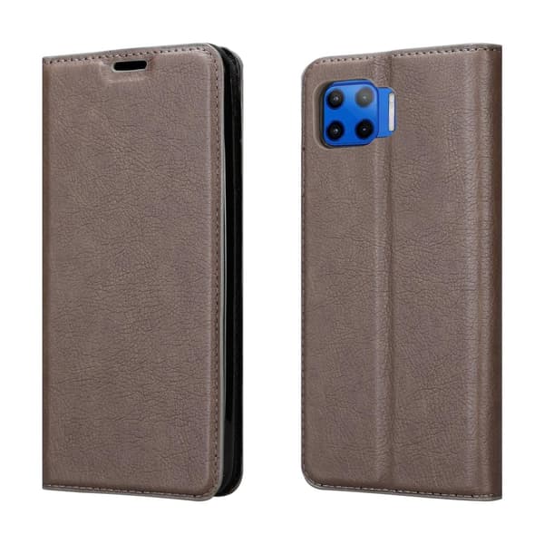 Motorola MOTO G 5G PLUS Suojakotelo Suojakuori Lompakkokotelo Matkapuhelinkotelo jossa magneettisuljenta, jalusta-toiminto ja korttitasku