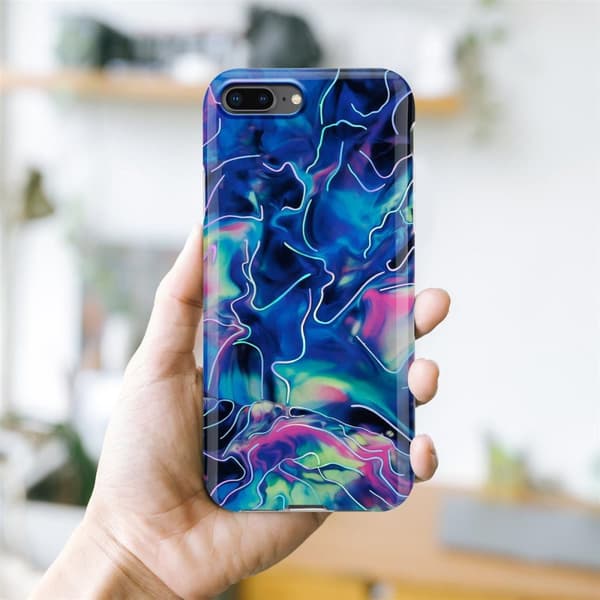 iPhone 7 PLUS / 7S PLUS / 8 PLUS Skal Fodral Mobilskydd av TPU-silikon med mosaikmönster