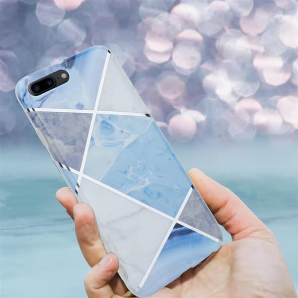 iPhone 7 PLUS / 7S PLUS / 8 PLUS Skal Fodral Mobilskydd av TPU-silikon med mosaikmönster